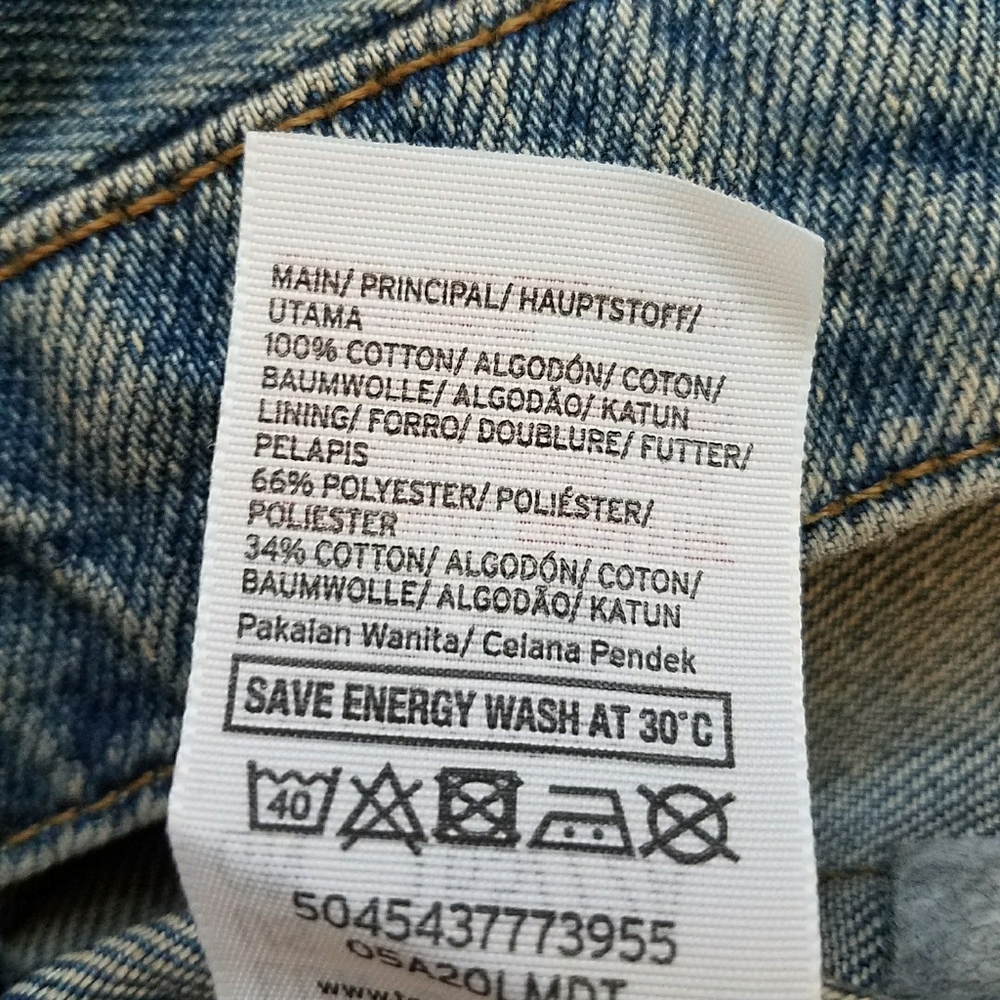 Topshop Mom Embroidered Jean Shorts - Picture 7 of 8